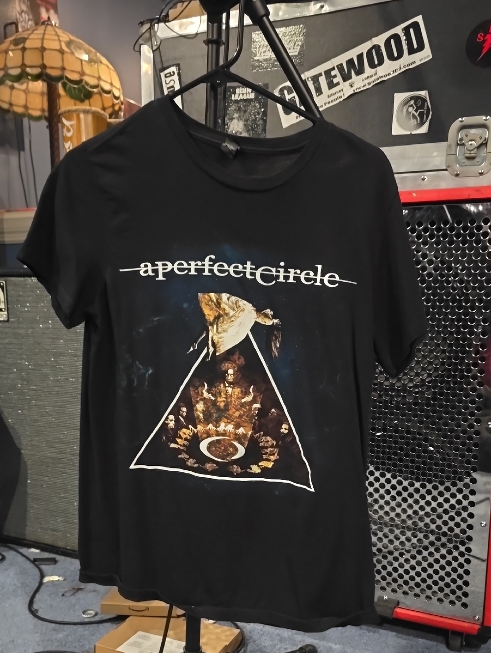 A Perfect Circle Black Graphic Band Tee